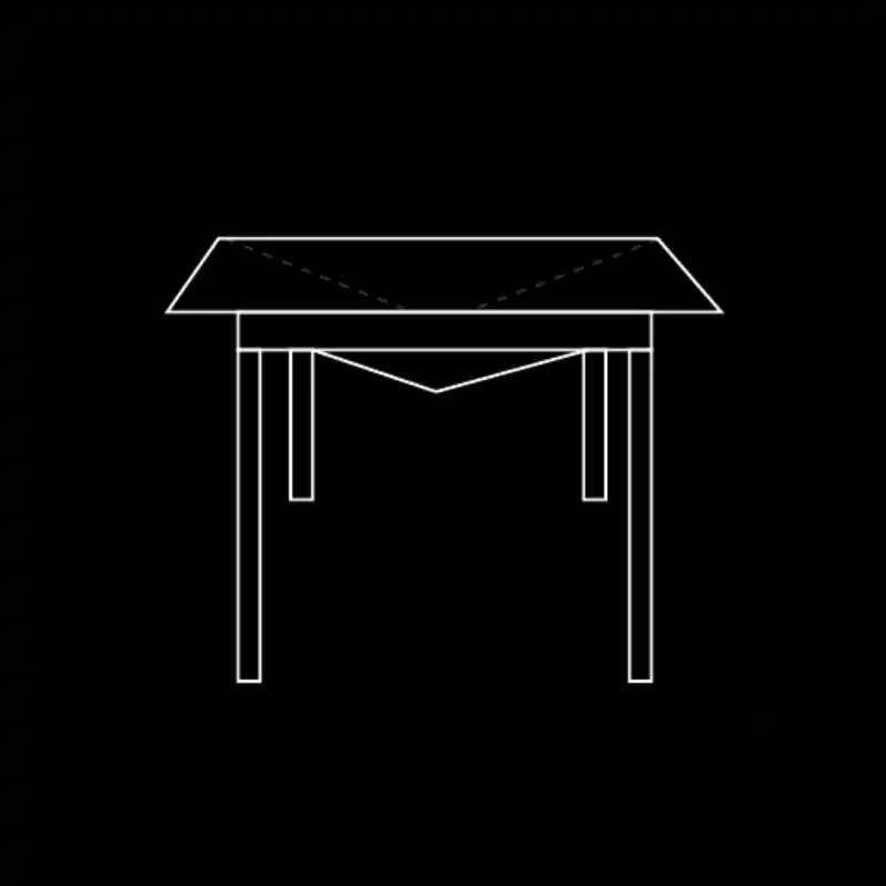 Brasero géant — dessin technique