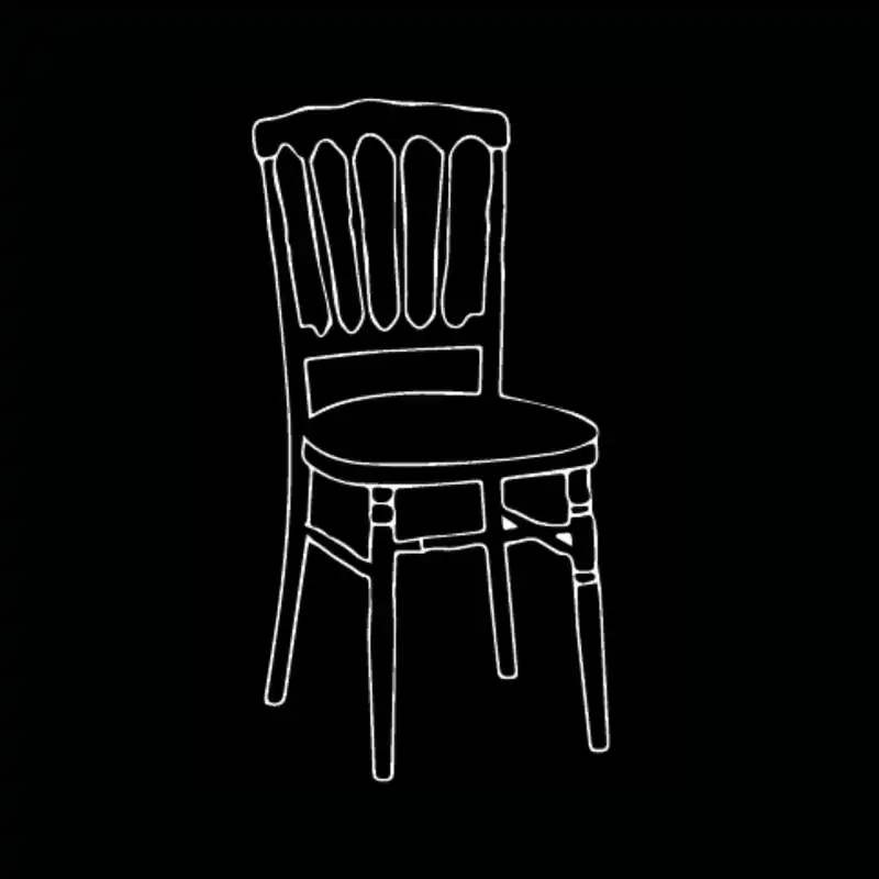 Chaise Napoléon fixe — dessin technique