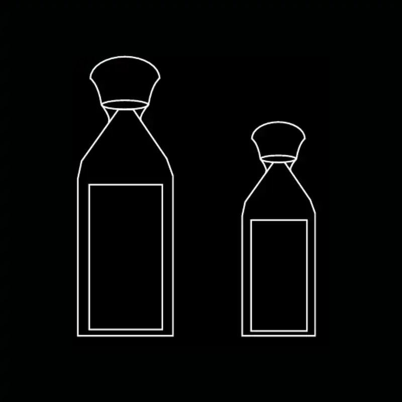 Lanterne inox — dessin technique