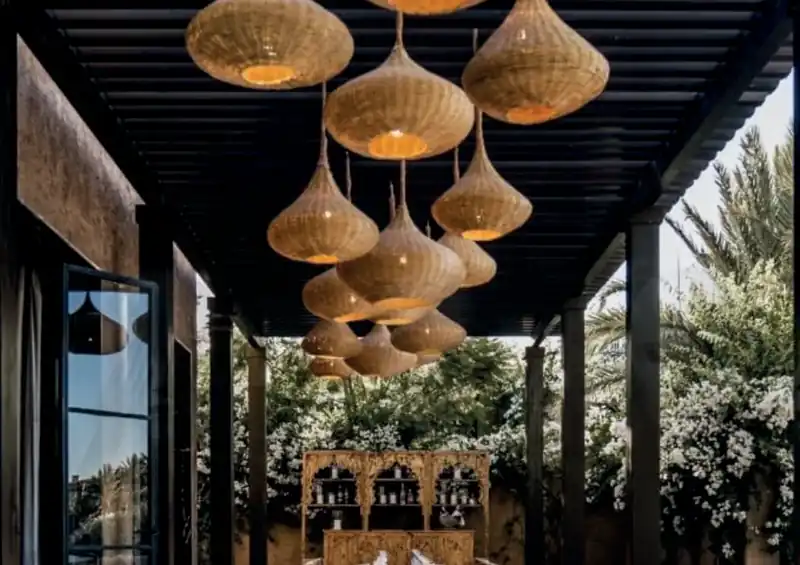 Lustre rotin — photo