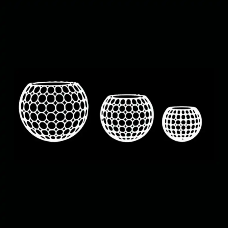 Photophore cristal boule — dessin technique
